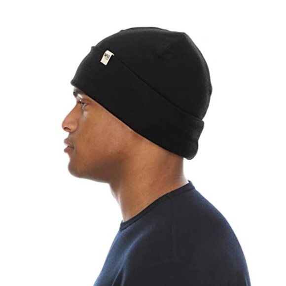 Merino Wool Beanie Warm Winter Hat Classic Minimal Unisex One Size main image 7